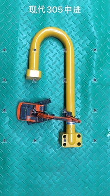 Hyundai R305 экскаватор Гидравлическая железная нефтепроводная труба 31N6-11041-02 для строительных работ