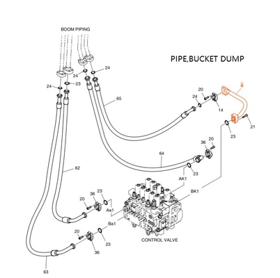 DX190-3B DX200-3B Дистрибьютор гидравлической системы для ремонтных машин